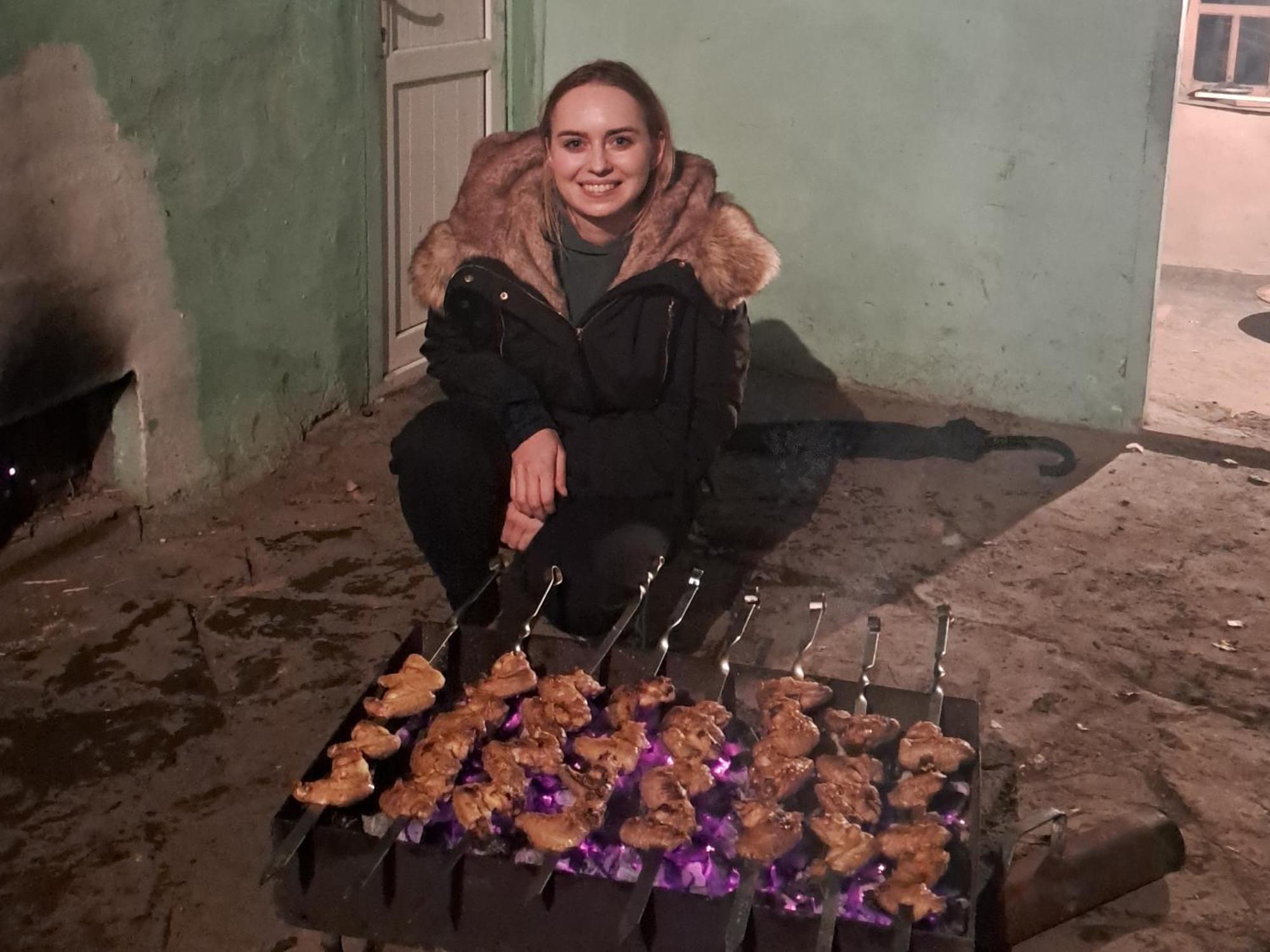 Xinaliq Khinalig Izzet'S Riverside Home Stay Eksteriør billede